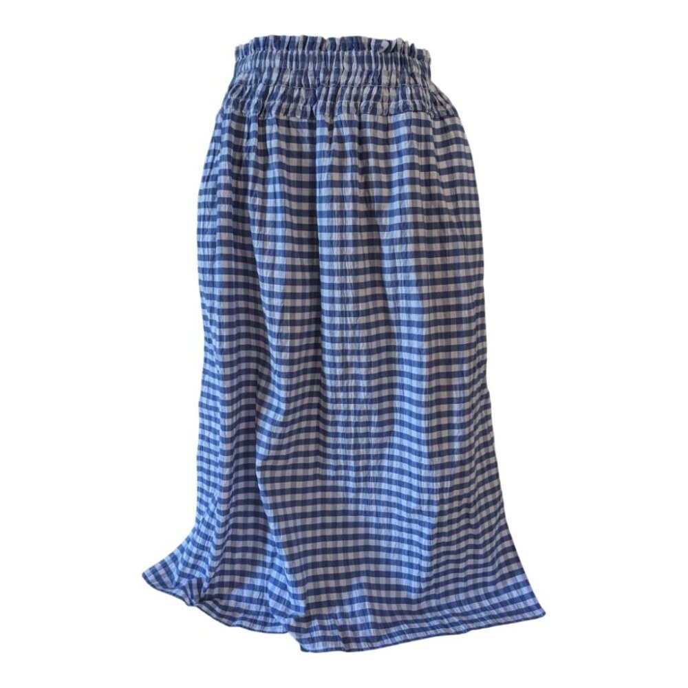 Universal Thread Blue and White A-Line Skirt